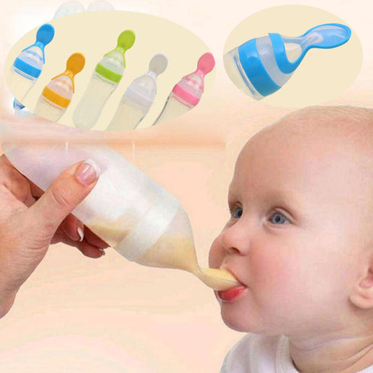 High Quality Silicone Baby Spoon Feeder