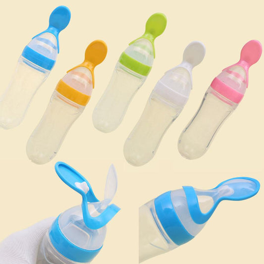 High Quality Silicone Baby Spoon Feeder