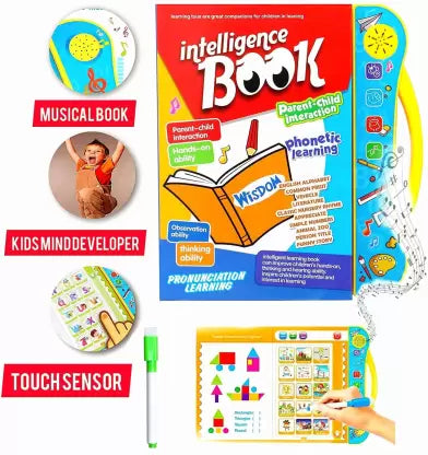 ( FREE HOME DELIVERY ) Early Education Activity Book With Sound & Music Features For Toddler Kids